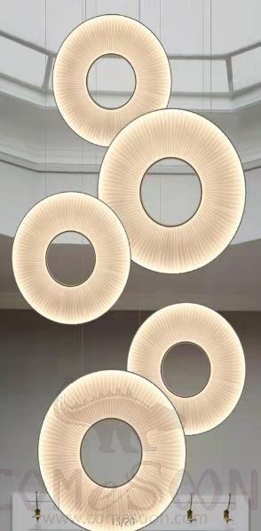 Ferris Wheel Chandelier, Iron + Fabric, ¢60*H60Cm