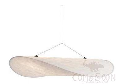 Silkworm Leaf Chandelier, Iron + Imitation Silk, 400Mm