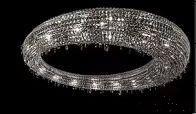Art Chandelier, Stainless Steel+Crystal, ¢100*H13Cm
