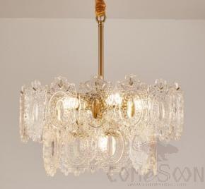Palace Chandelier, Hardware+Glass, Φ50*H26Cm