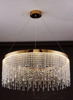 Art Chandelier, Stainless Steel + Crystal, ¢60*H30Cm