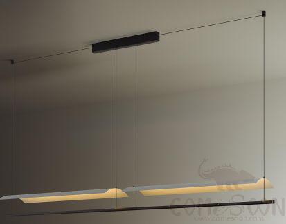 Art Chandelier, Hardware Lacquer, L1180*H130Mm