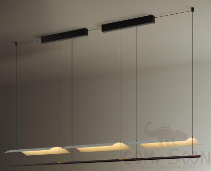 Art Chandelier, Hardware Lacquered, L1760*H130Mm