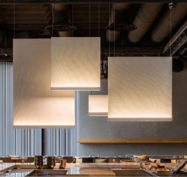 Art Chandelier, Hardware+Woven Fabric, L70*4*H40Cm