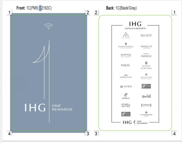 Rfid Pvc Card，54*85.5mm