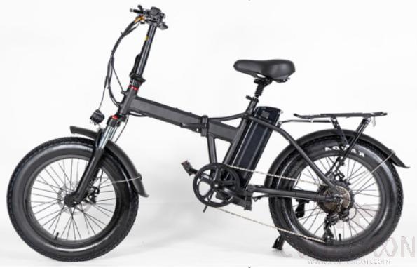 20&quot;Electric Aluminium Alloy Bicycle W/ Front&amp;Rear Baskets, 48V13Ah, 500W
