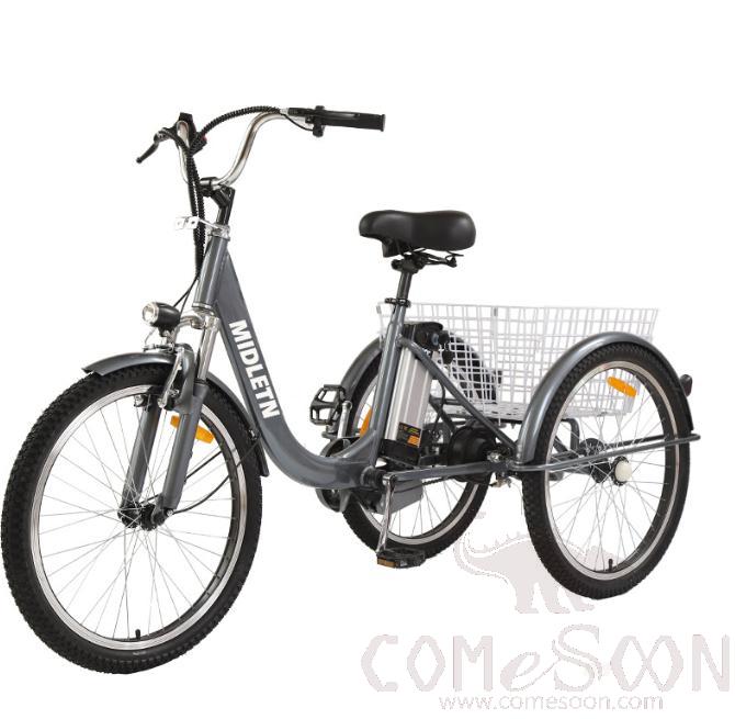 24&quot;Electric Aluminium Alloy Tricycle, 36V 250W