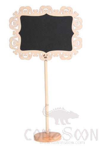 Openwork Lace-Shaped Blackboard，L20.5*W11cm