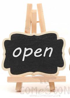 Vertical Blackboard With Triangular Stand，L8.5*W12*H1.5cm