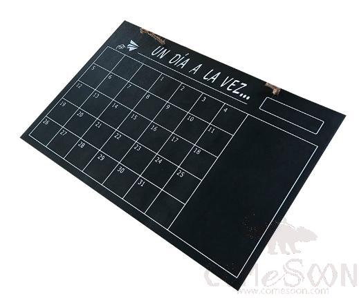 Calendar Blackboard，L395*W365*H0.25mm