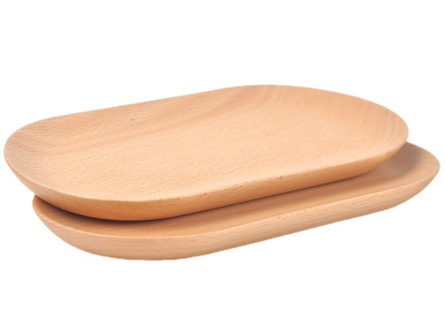 Tray， Beech.
L18.3*W9.6cm