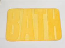 Bath Floor Mat-Yellow,Dacron,45*75cm