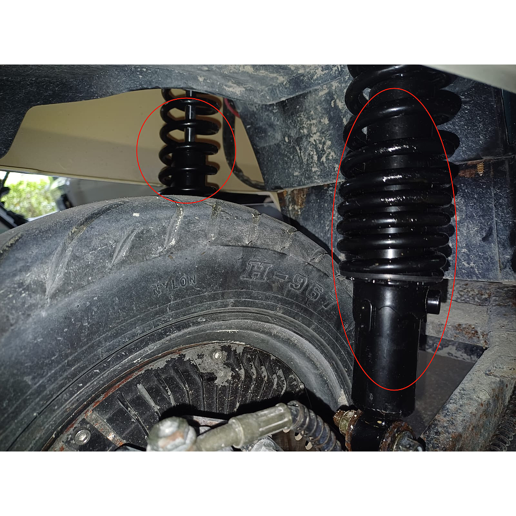 Rear Shock Absorber For Electric Bike-60V