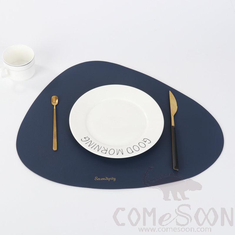 PVC Placemat，Blue，L45*W36.5cm