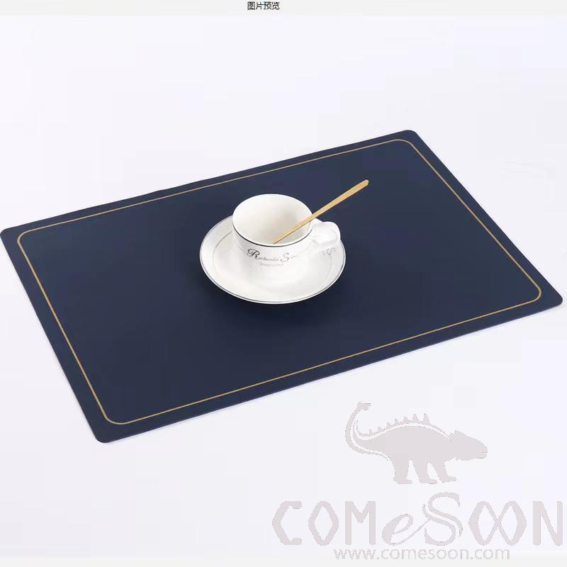 PVC Placemat，Blue，L30*W45cm