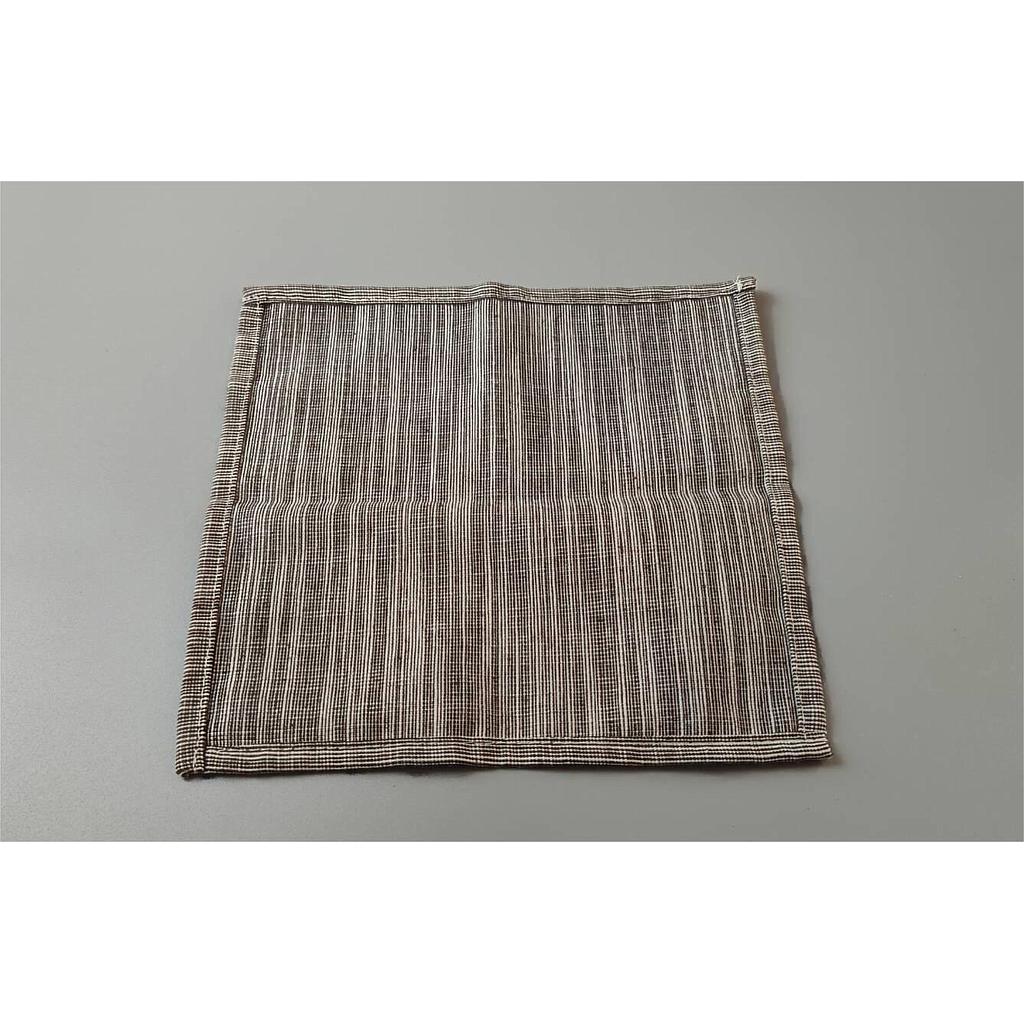 Brown Placemat， Linen， L20*W20cm，Ozen Madhoo