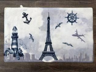 Imitation Cashmere Floor Mat-Lighthouse,Dacron,45*75cm