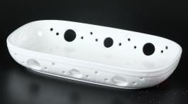 16&quot; Stone Grain Rectangular Deep Plate Holder