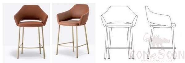 Vic Metal Bar Chair