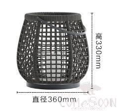 Outdoor Weaving Lamp, Φ36*33Cm