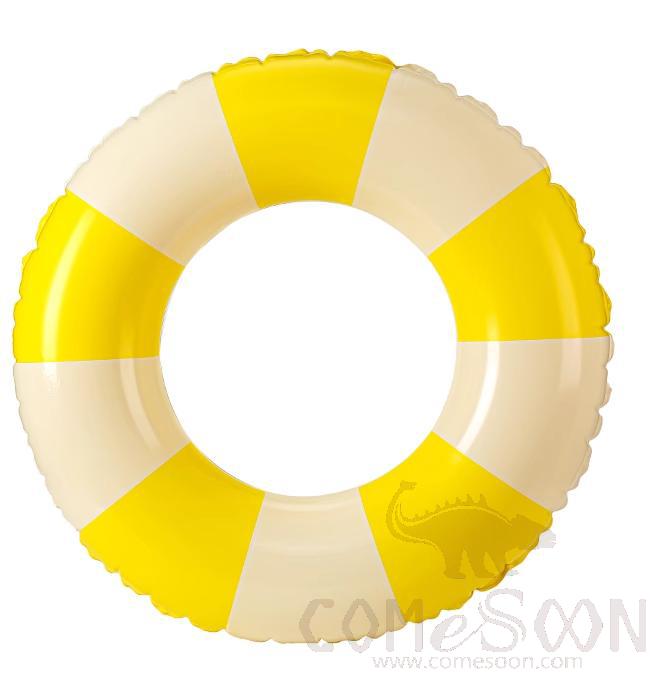 Swimming Ring，PVC，
Inflatable，Yellow Φ90cm
