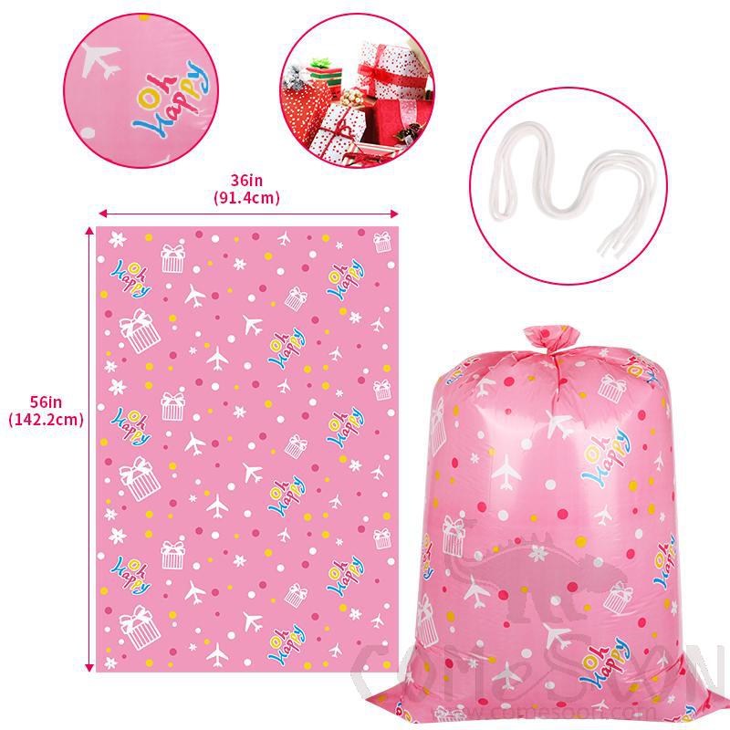 Pink Airplane Gift Bag
