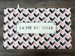 Imitation Cashmere Floor Mat-V Pattern,Dacron,45*75cm