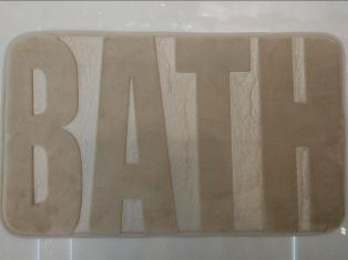 Bath Floor Mat-Beige,Dacron,45*75cm