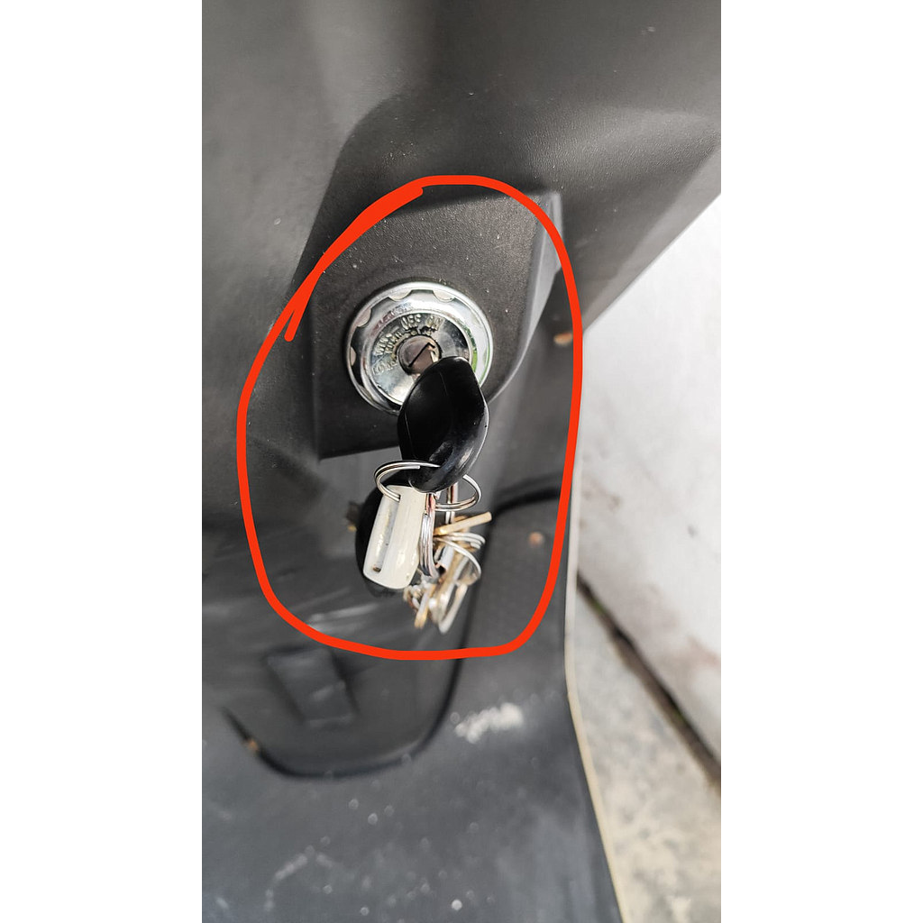 E-Bike On-Off Key Switch with Key