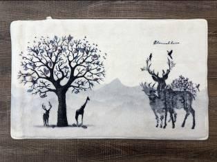 Imitation Cashmere Floor Mat-Elk,Dacron,45*75cm