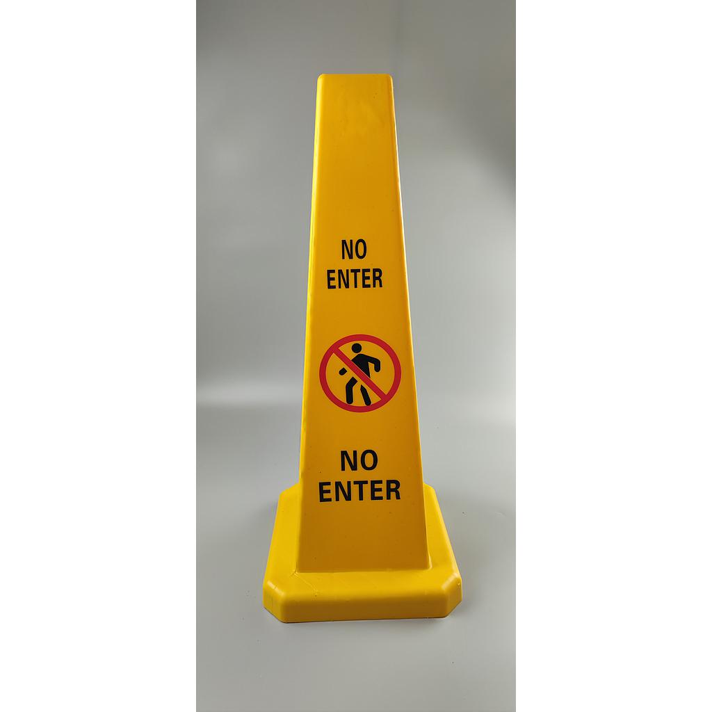 Full English Floor Sign(Notice Board), No  Entry