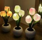 Three Flowers Lamp, Plastic, 90*230Mm