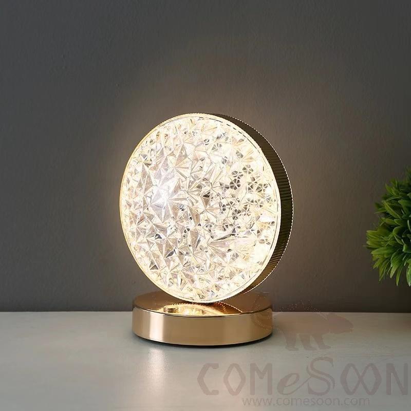 Round Lamp, Iron+Acrylic, 14.7*16*10Cm