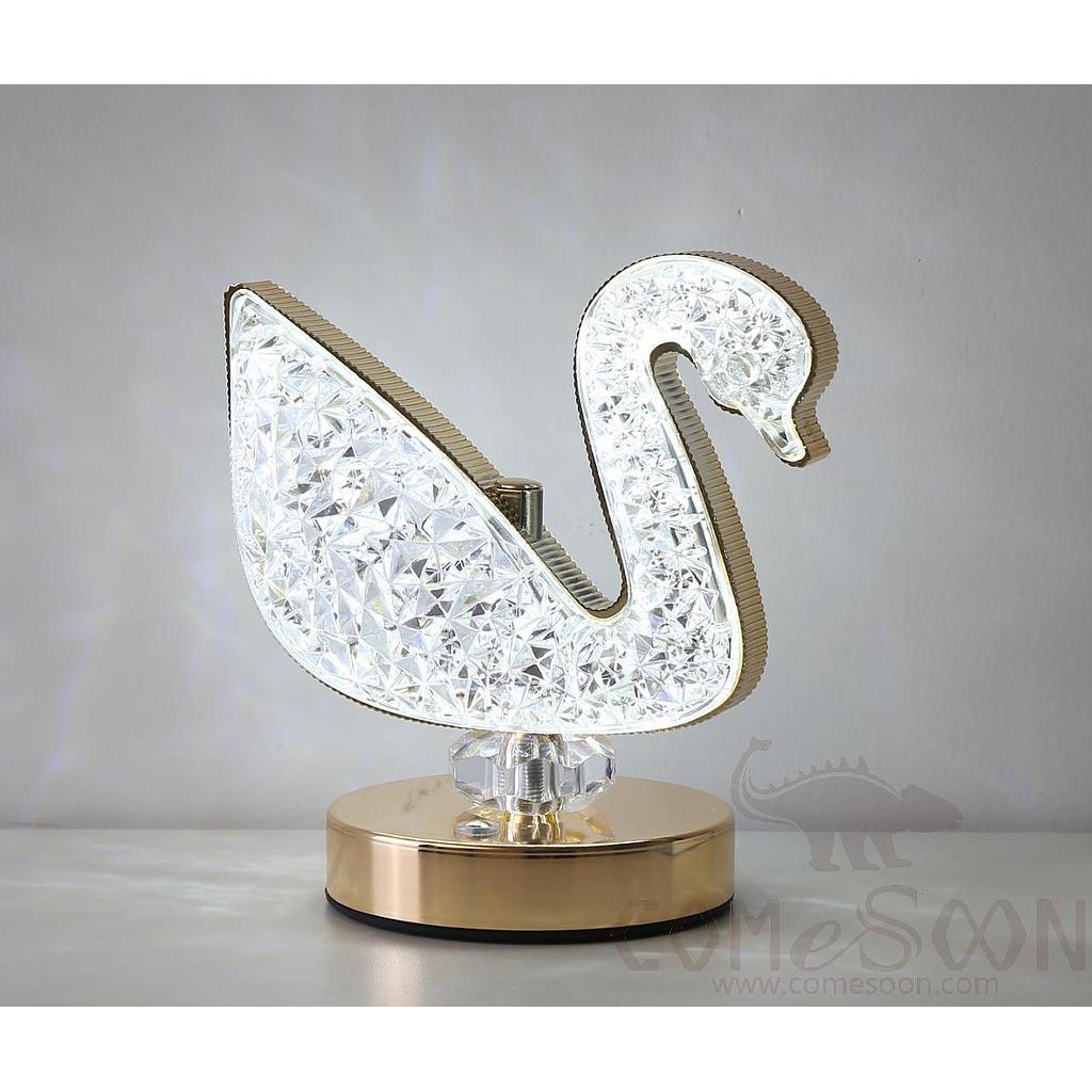 Swan Lamp, Iron+Acrylic, 15*16*10Cm