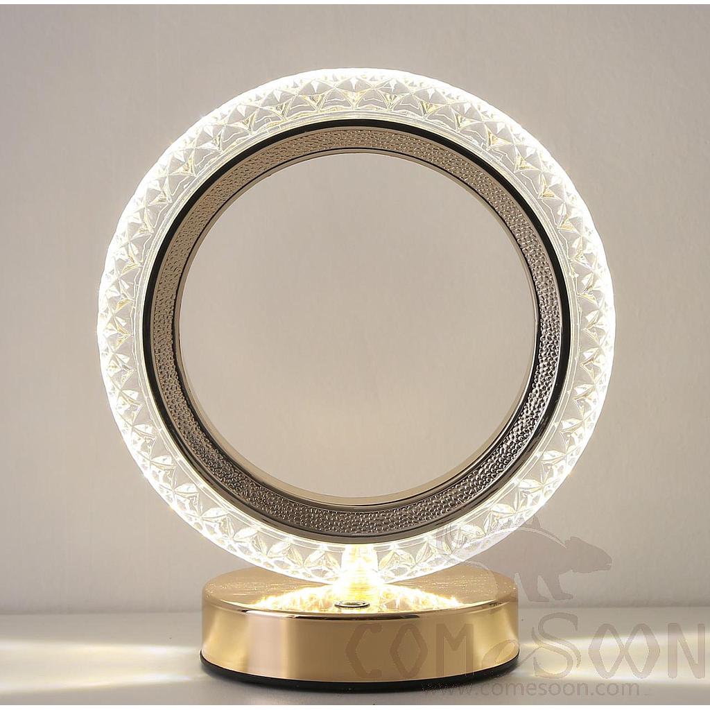Ring Lamp, Iron+Acrylic, 16*18.5*10Cm