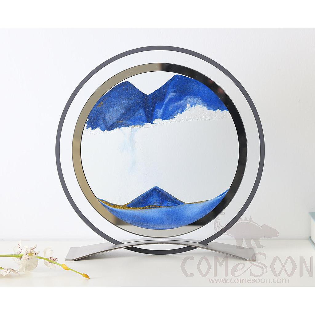 Quicksand Ornament, Stainless Steel+Glass, 210*240Mm