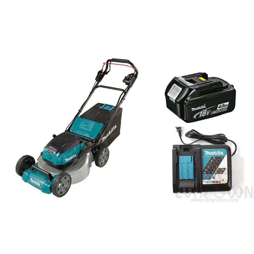 MAKITA DLM532 Cordless Lawn Mower + 2*MAKITA BL1840B Li-ion Battery ( 12V-18V 4.0ah)