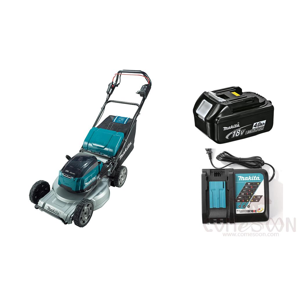 MAKITA DLM533 Cordless Lawn Mower + 2*MAKITA BL1840B Li-ion Battery ( 12V-18V 4.0ah)