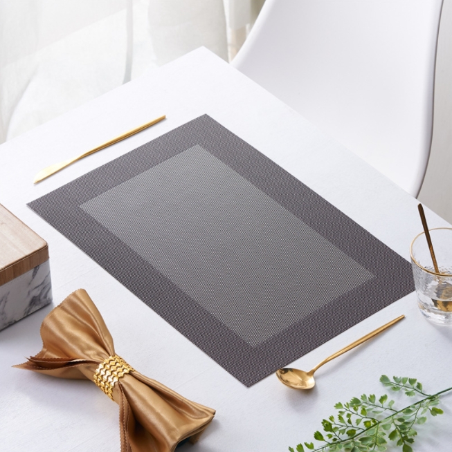 PVC placemats，30*45cm , Table Mat