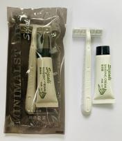 Shaving Kit-Shaver, 10G Shave Cream, Packed In Black Transparent Bag