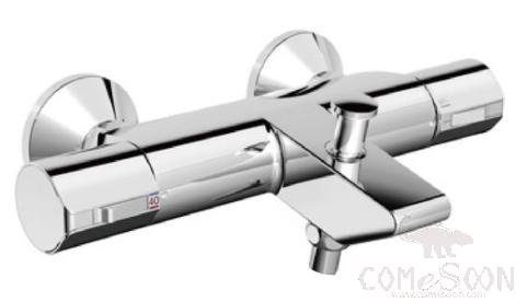 Wall-Mounted Bath Thermostat Control Valve, Hardware, Chrome Plated, Class A (American Standard)