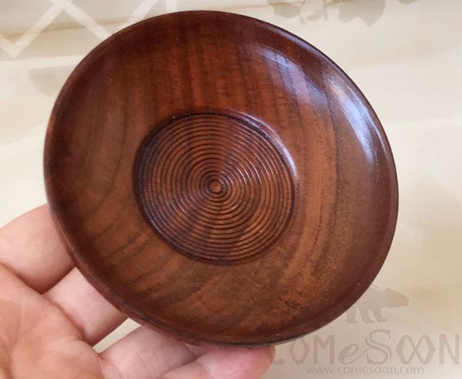 Wooden Cup's Saucer 10*2cm