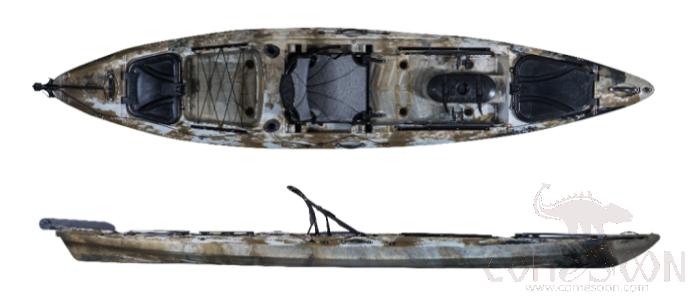13 Feet Fishing Boat, LLDPE, L395*W84*H40 cm
