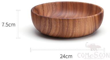 Wooden Bowl, 24*7.5cm