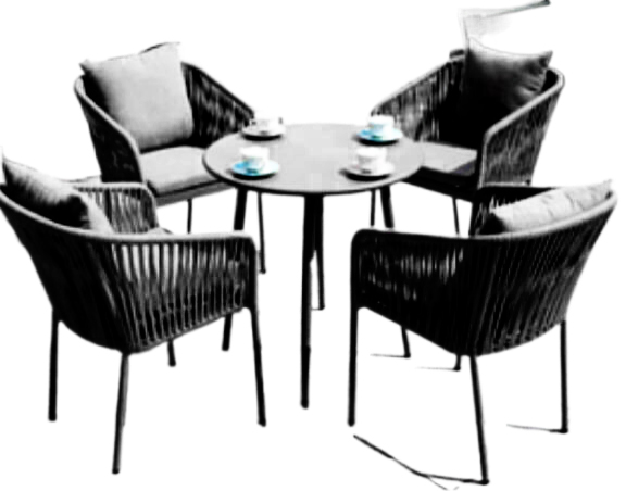 Chairs,1.5mm Aluminum Alloy , L57*W58*H77cm