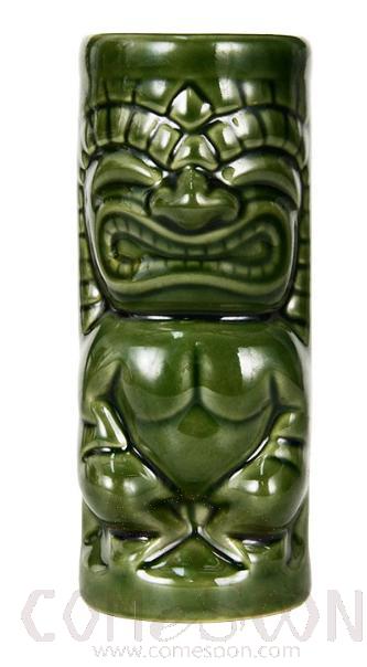 Tiki Mug Maikai Statue, Green 350ml