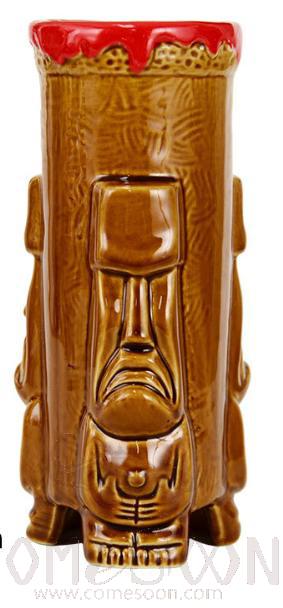 Tiki Mug Trilateral Deity Statue 500ml