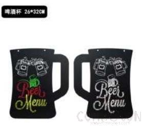 Beer Cup Hanging Small Blackboard, 26*32cm