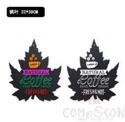 Maple Leaf Hanging Blackboard, 32*38cm