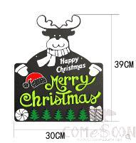 Color Christmas Deer Blackboard 1,30 * 39cm